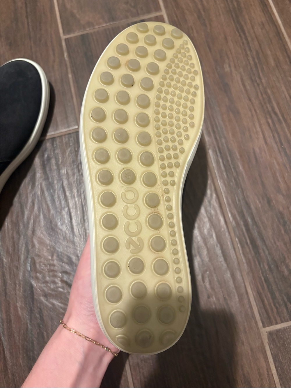 Ecco Black Suede Slip-On Sneakers - Picture 7 of 7